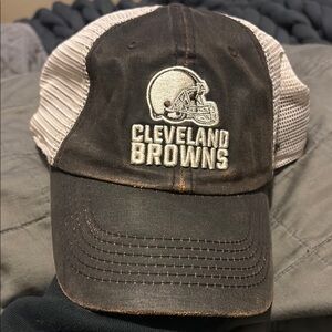 Cleveland Browns Black and White Cap
